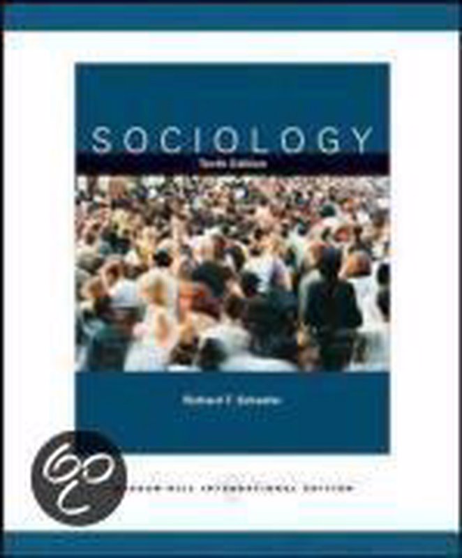 De voorkant van het boek met de titel : Sociology