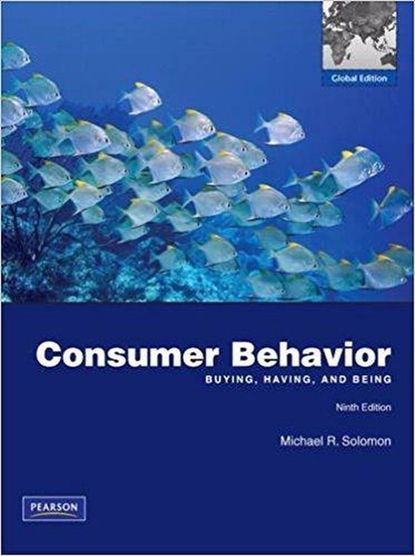 De voorkant van het boek met de titel : Consumer Behavior