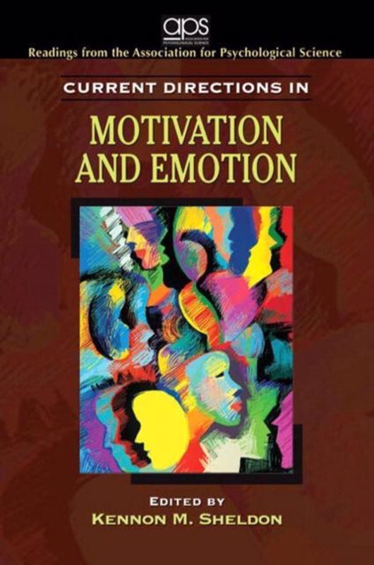 De voorkant van het boek met de titel : Current Directions in Motivation and Emotion for Motivation