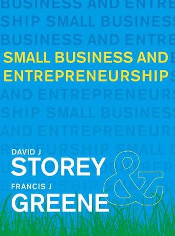 De voorkant van het boek met de titel : Small Business and Entrep