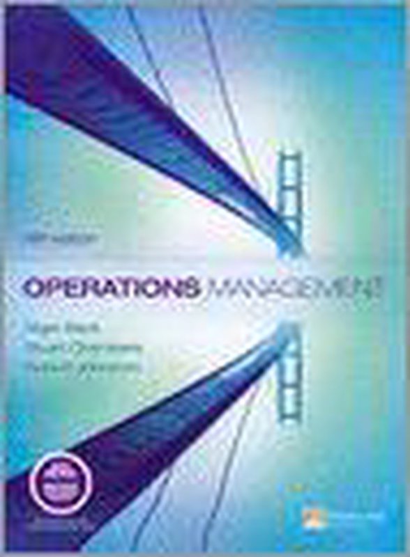 De voorkant van het boek met de titel : Operations Management