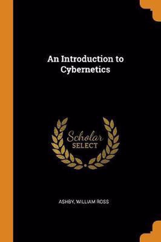 De voorkant van het boek met de titel : An Introduction to Cybernetics