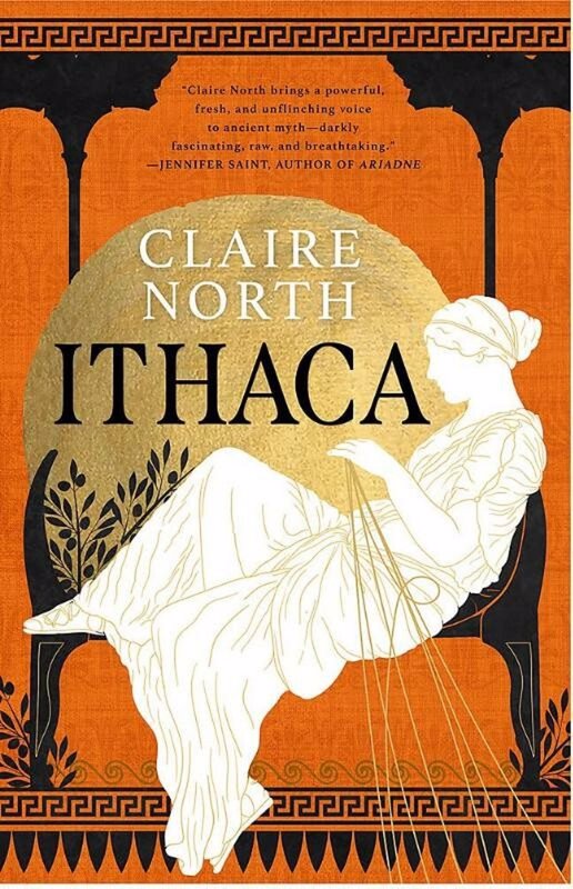 De voorkant van het boek met de titel : Ithaca