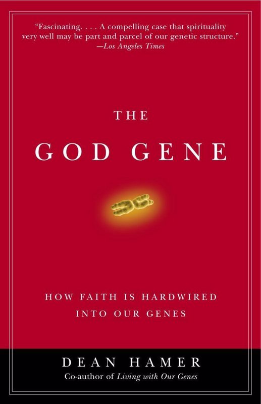 De voorkant van het boek met de titel : The God Gene
