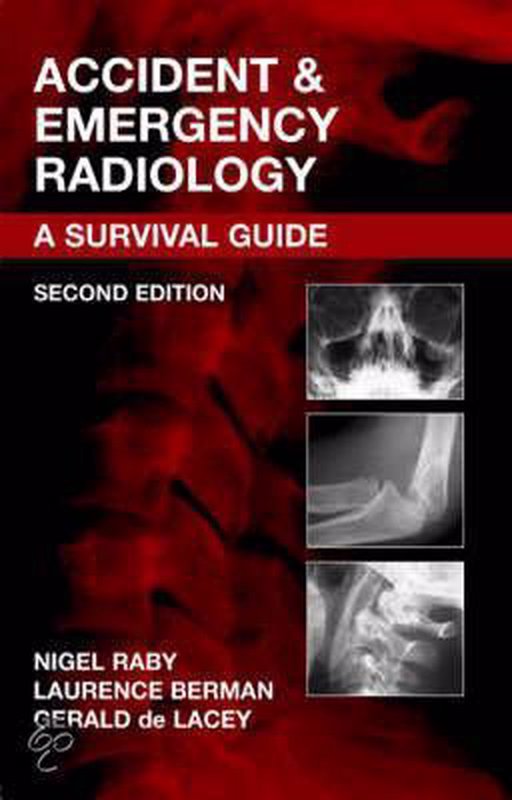De voorkant van het boek met de titel : Accident and Emergency Radiology,