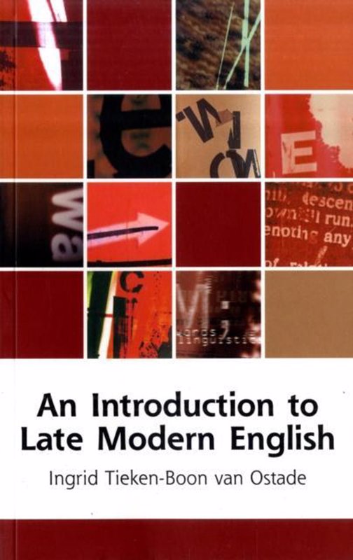 De voorkant van het boek met de titel : Introduction to Late Modern English