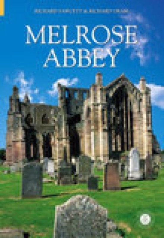 De voorkant van het boek met de titel : Melrose Abbey