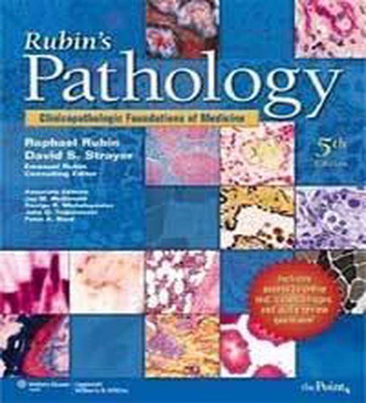 De voorkant van het boek met de titel : Rubin&#39;s Pathology