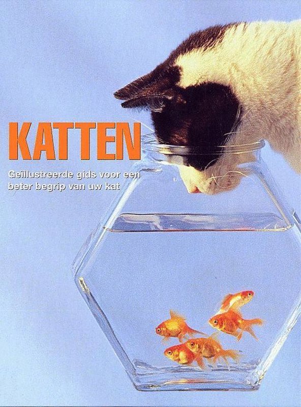 De voorkant van het boek met de titel : Katten