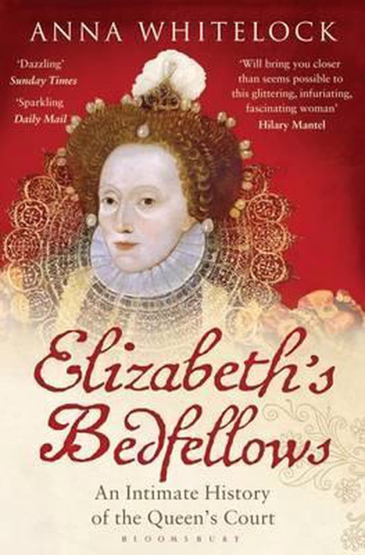 De voorkant van het boek met de titel : Elizabeth&#39;s Bedfellows