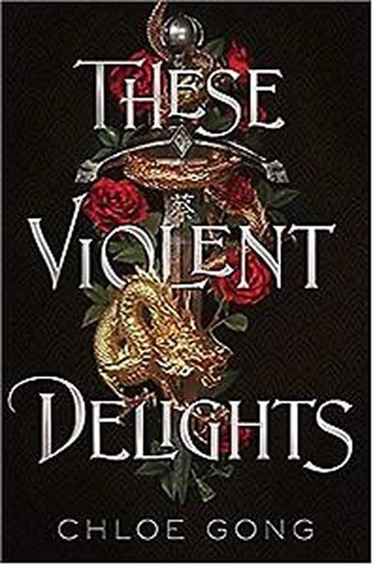 De voorkant van het boek met de titel : These Violent Delights