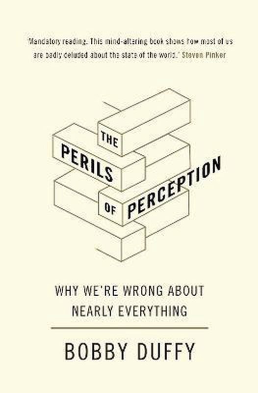 De voorkant van het boek met de titel : The Perils of Perception