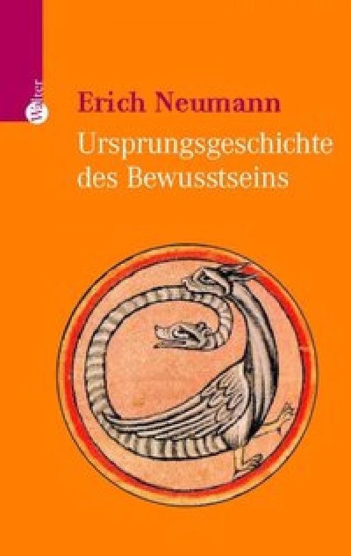 De voorkant van het boek met de titel : Ursprungsgeschichte des Bewusstseins