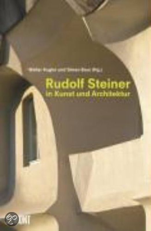 De voorkant van het boek met de titel : Rudolf Steiner in Kunst und Architektur