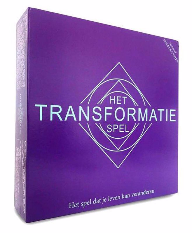De voorkant van het boek met de titel : Transformatiespel