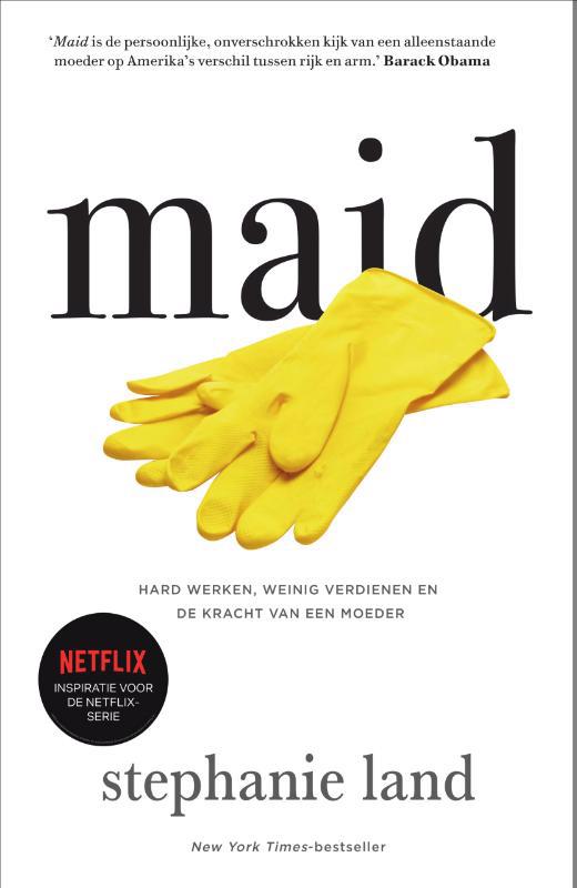 De voorkant van het boek met de titel : Maid