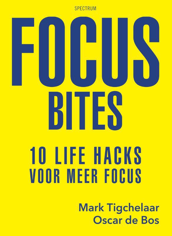 De voorkant van het boek met de titel : Focus bites