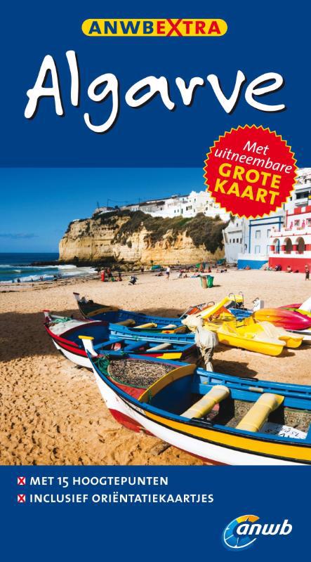 De voorkant van het boek met de titel : Algarve