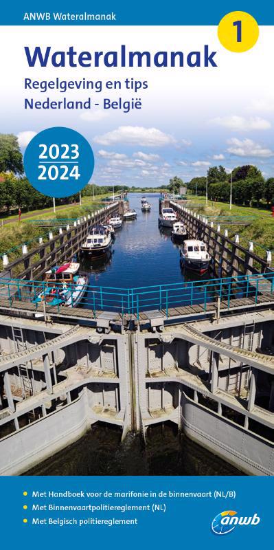De voorkant van het boek met de titel : Wateralmanak 2023