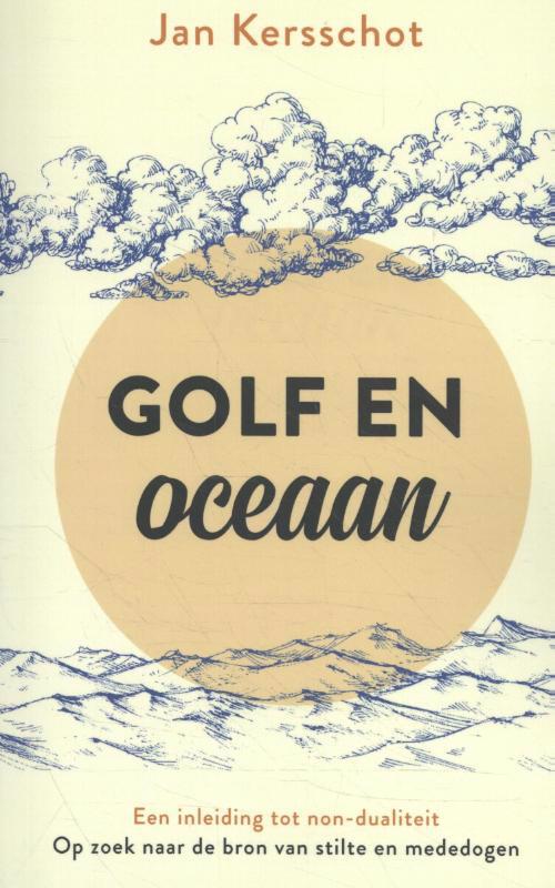 De voorkant van het boek met de titel : Golf en oceaan
