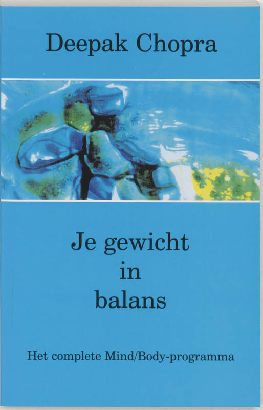 De voorkant van het boek met de titel : Je gewicht in balans