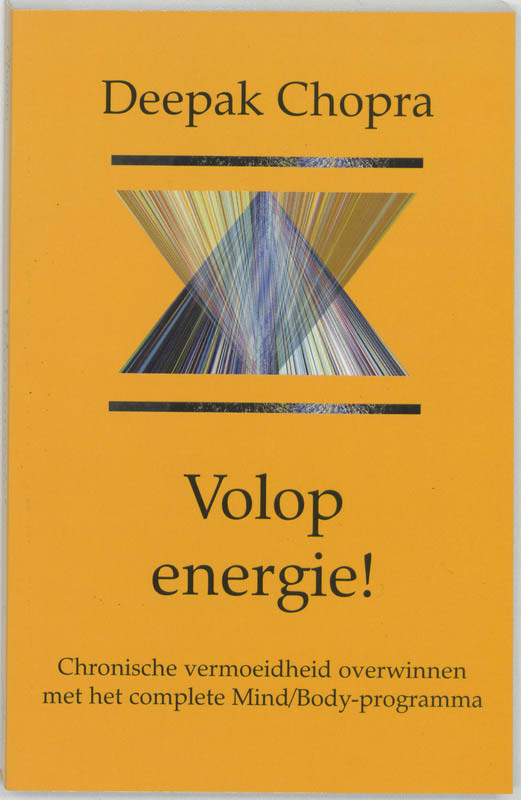 De voorkant van het boek met de titel : Volop energie!