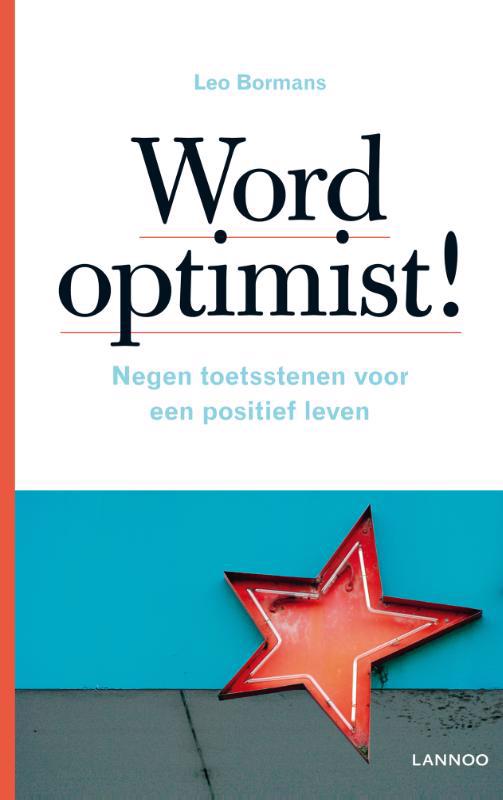 De voorkant van het boek met de titel : Word optimist