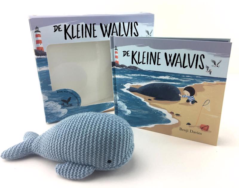 De voorkant van het boek met de titel : De kleine walvis