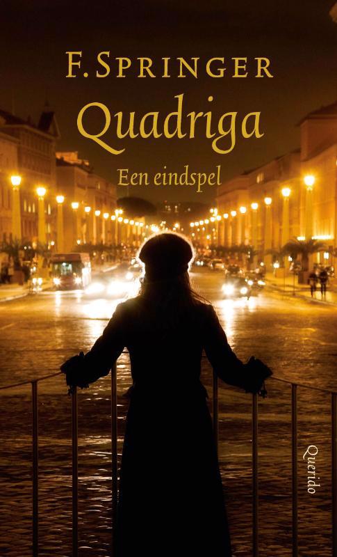 De voorkant van het boek met de titel : Quadriga
