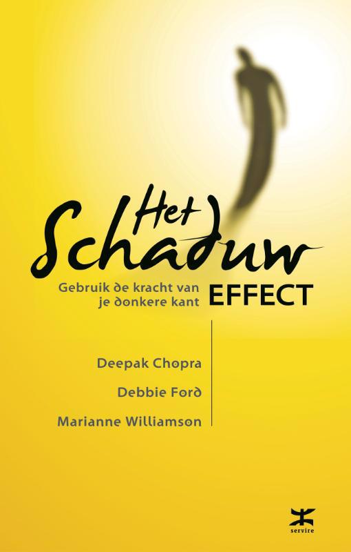 De voorkant van het boek met de titel : Het schaduw effect