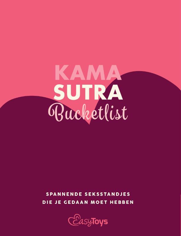 De voorkant van het boek met de titel : Kama Sutra Bucketlist