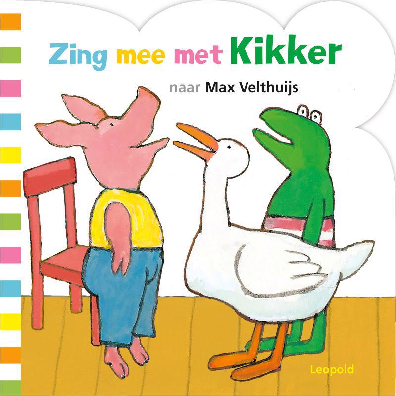De voorkant van het boek met de titel : Zing mee met Kikker