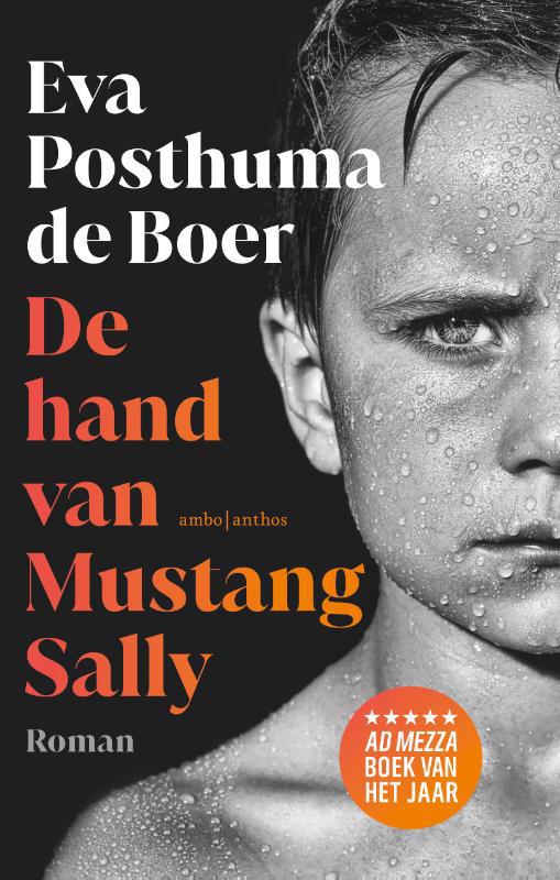 De voorkant van het boek met de titel : De hand van Mustang Sally