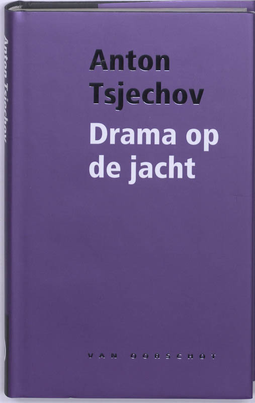 De voorkant van het boek met de titel : Drama op de jacht