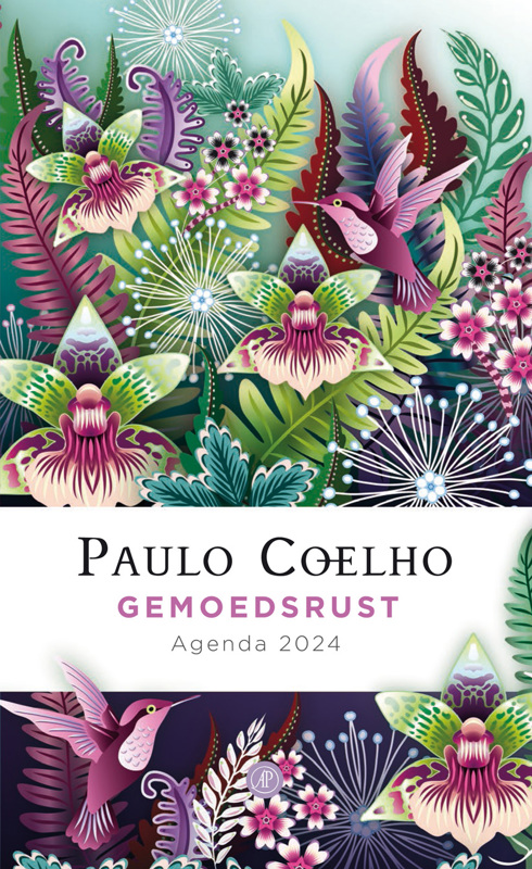 De voorkant van het boek met de titel : Gemoedsrust - Agenda 2024