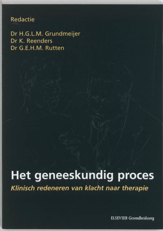 De voorkant van het boek met de titel : Het geneeskundig proces