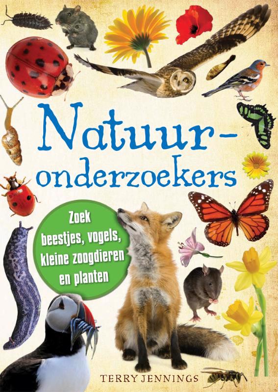 De voorkant van het boek met de titel : Natuuronderzoekers