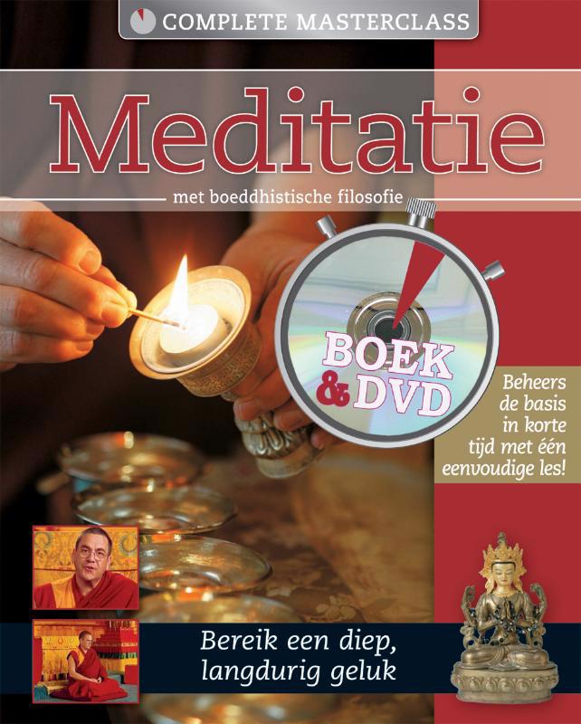 De voorkant van het boek met de titel : Meditatie