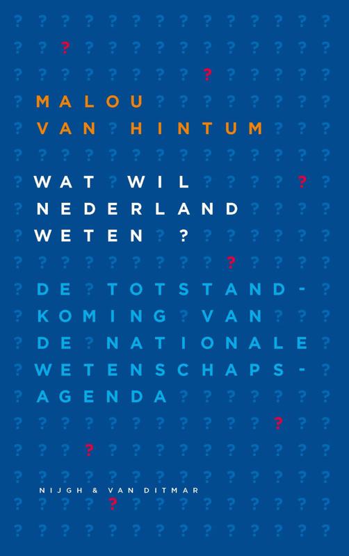 De voorkant van het boek met de titel : Wat wil Nederland weten
