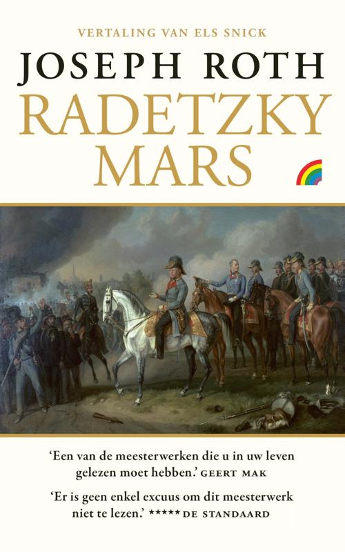 De voorkant van het boek met de titel : Radetzkymars