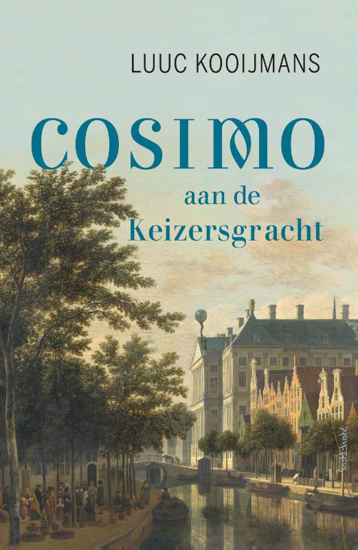 De voorkant van het boek met de titel : Cosimo aan de Keizersgracht