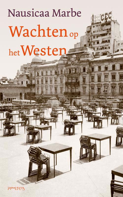 De voorkant van het boek met de titel : Wachten op het Westen