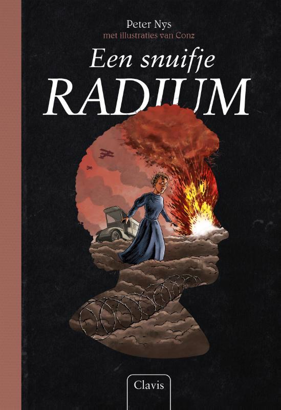 De voorkant van het boek met de titel : Een snuifje radium