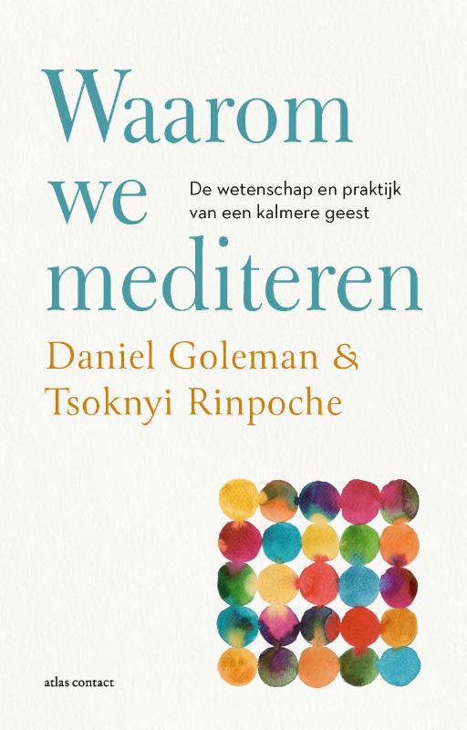 De voorkant van het boek met de titel : Waarom we mediteren