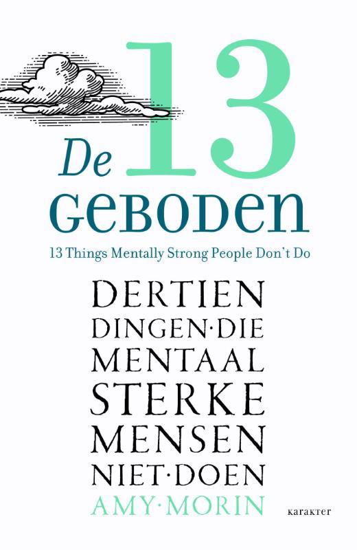 De voorkant van het boek met de titel : De 13 geboden