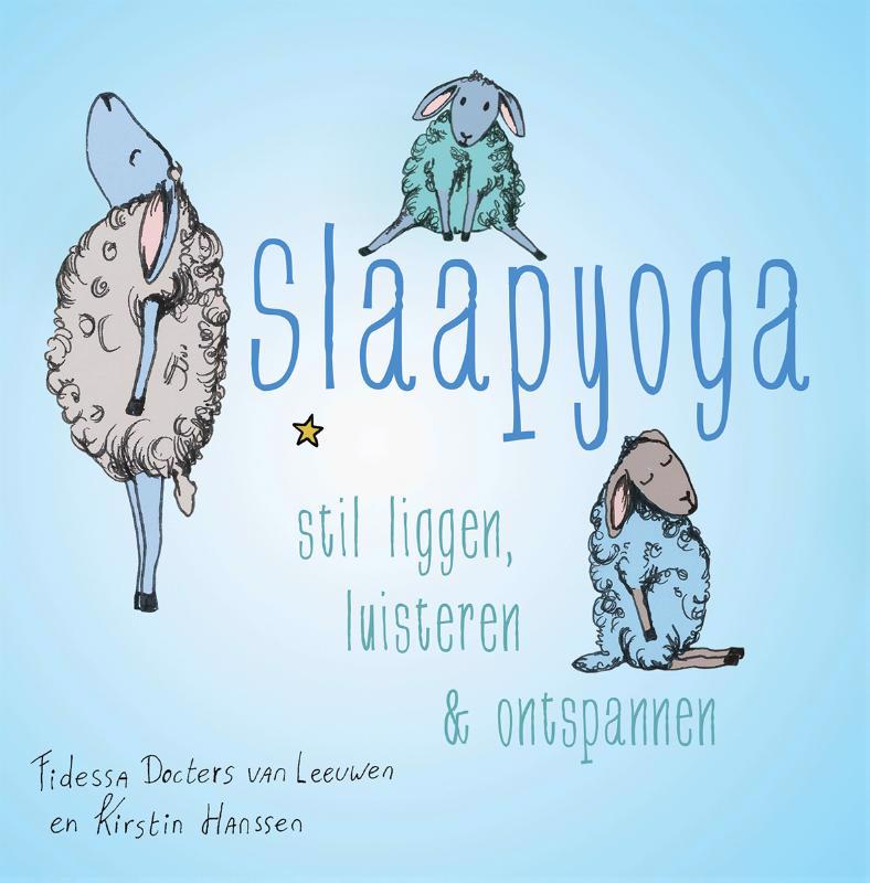 De voorkant van het boek met de titel : Slaapyoga