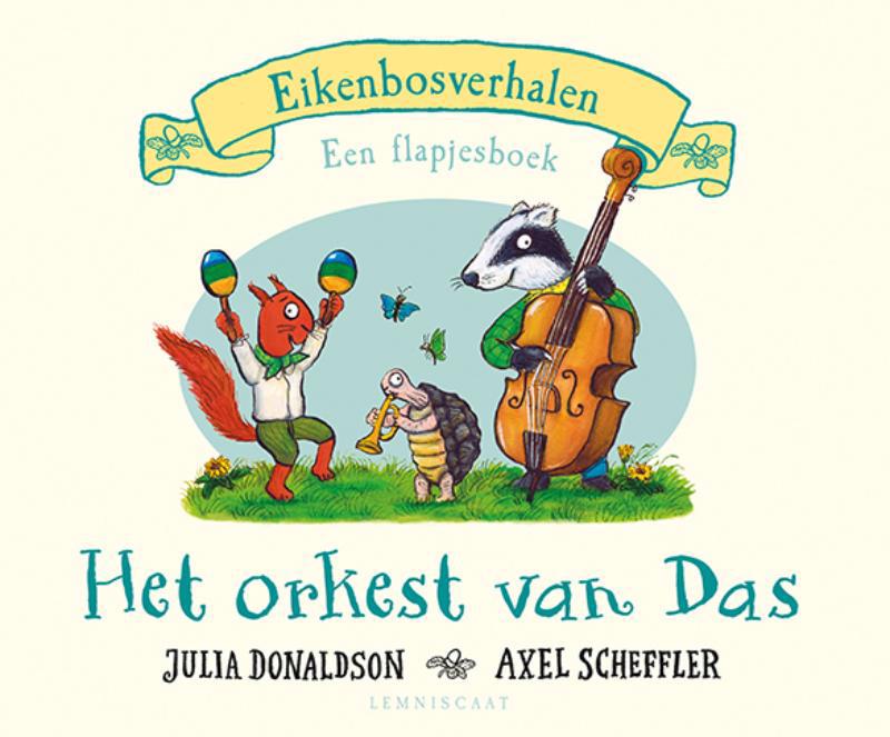 De voorkant van het boek met de titel : Het orkest van Das