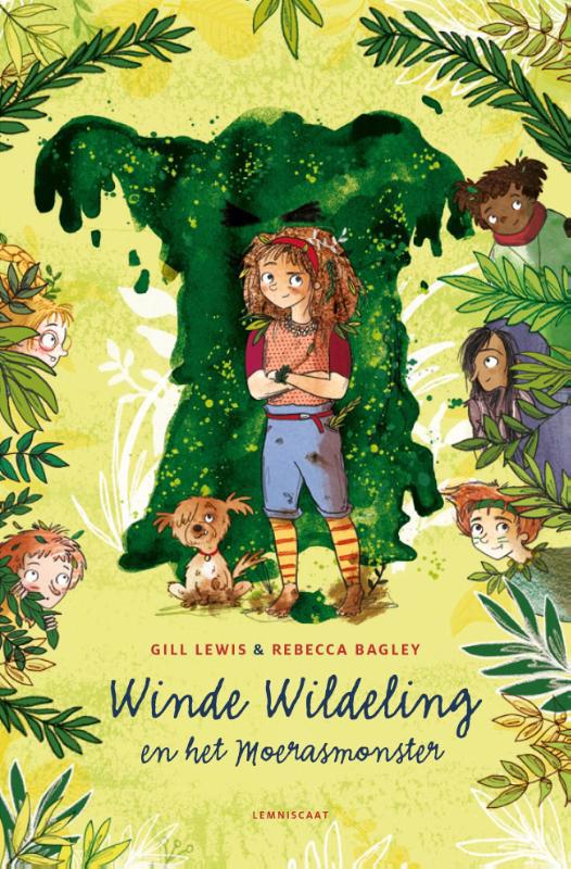 De voorkant van het boek met de titel : Winde Wildeling en het moerasmonster