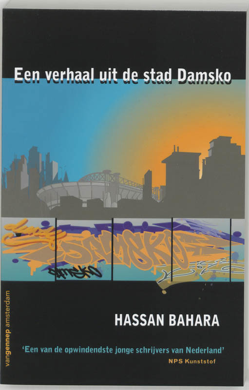 De voorkant van het boek met de titel : Een verhaal uit de stad Damsko