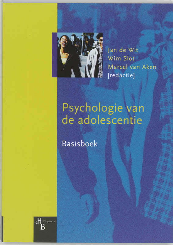 De voorkant van het boek met de titel : Psychologie van de adolescentie